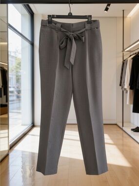 Violet and Roses - Women’s Dress Pants with tie belt. Size: 10 Color: Gray